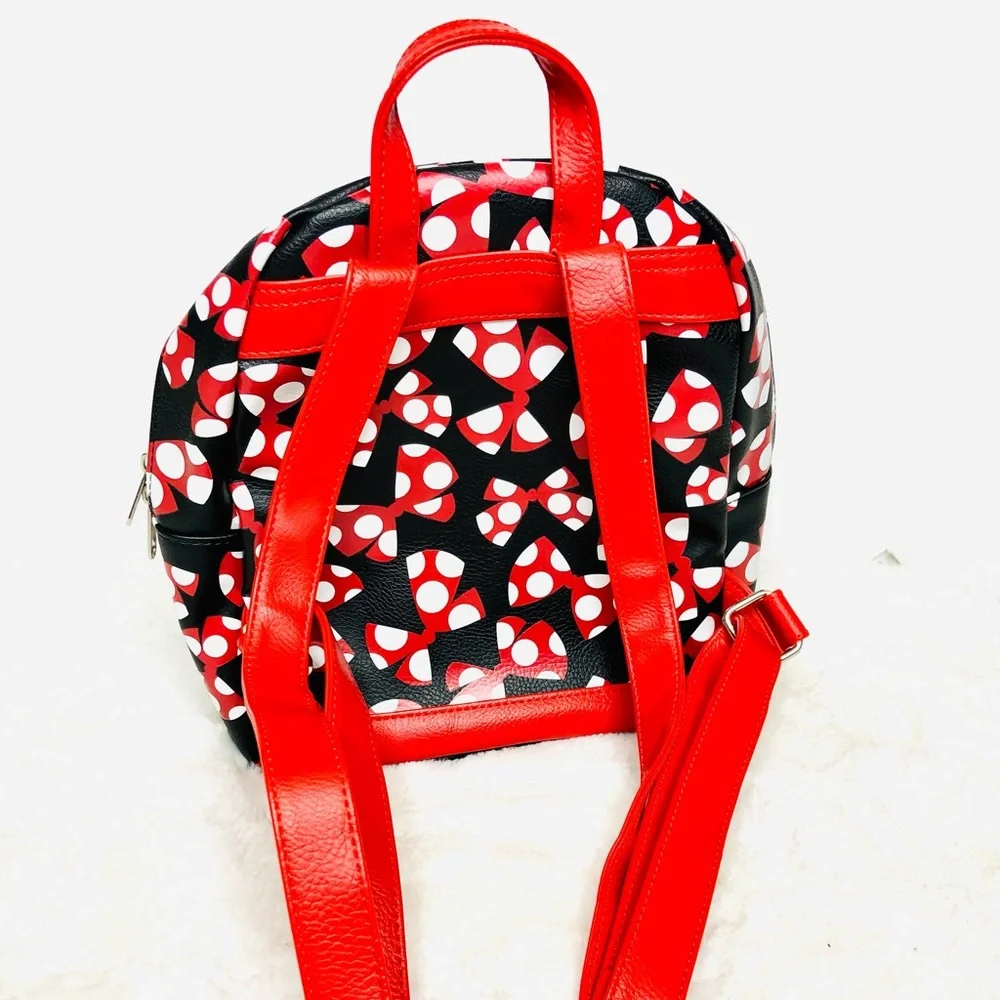 Disney Parks Minnie Mouse BOWS Backpack Bag Like New